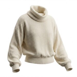 Fashion Nova Cozy Cream Turtleneck Sweater